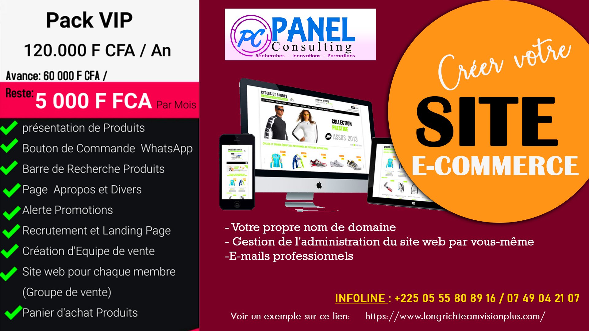 Site web e-commerce-panel consulting